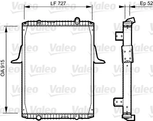 5010315642 Radyatör Renault Premium | 732335 VALEO