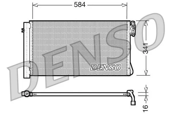 64509169789 Klima Radyatoru BMW 3 | DCN05012 DENSO