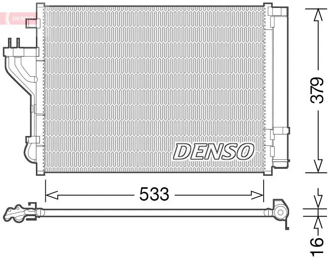 976062Y000 Klima Radyatörü | DCN41004 DENSO