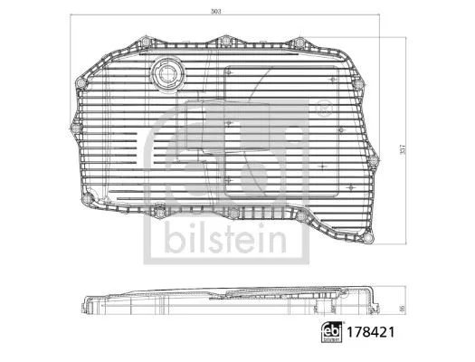 0D5398009C Yağ Karteri | 178421 FEBI