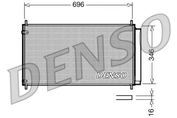 8845002410 Klima Radyatörü Toyota Verso | DCN50022 DENSO