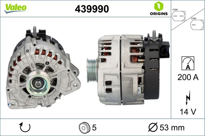 A0009063003 Alternatör Daımler | 439990 VALEO
