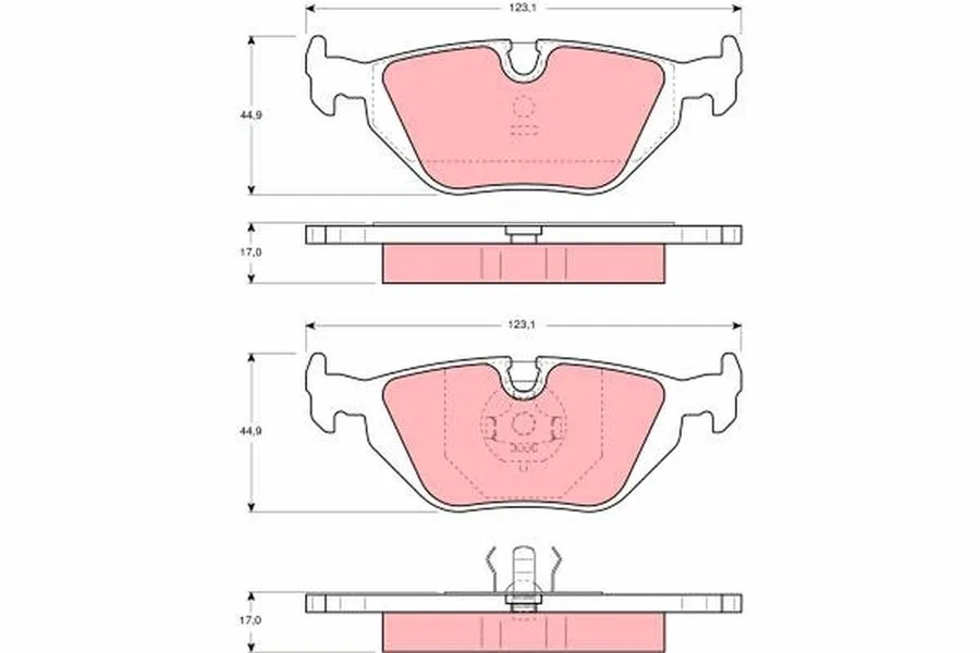 1160340 Disk Balata BMW 3 | GDB1189 TRW