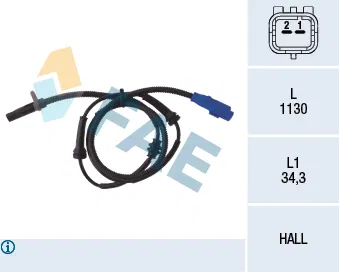4545.97 Tekerlek Hiz Sensörü - ABS | 78034 FAE