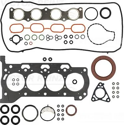 0411137110 Full Gasket SET. Engine Toyota Yaris | 015402505 VICTOR REINZ
