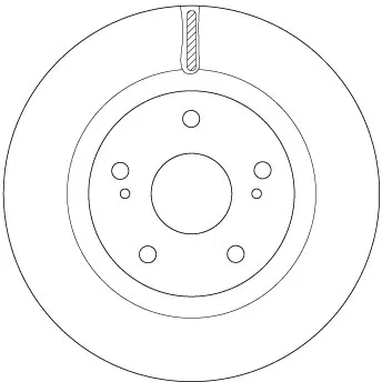 5531168R00 Fren Diski Suzuki Swift V | DF6576 TRW