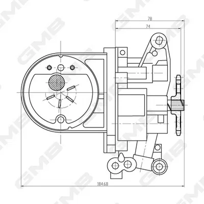 1001.56 Yağ Pompası P106-P206-P306-P307-Partner-Berlingo | GOAS-87A GMB