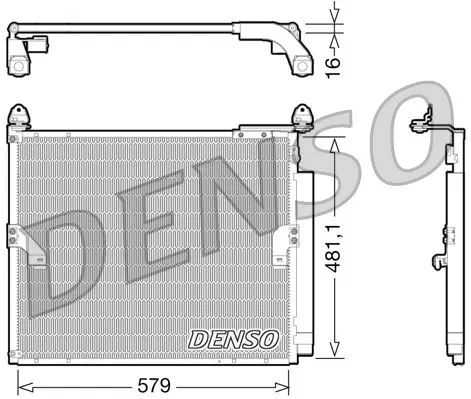 8846060430 Klima Radyatörü | DCN50019 DENSO