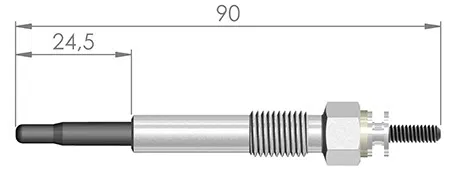 5814100552 (Eco) Kizdirma Bujisi Opel Vectra A 1.7 Td (86-89) | EC694 ET1