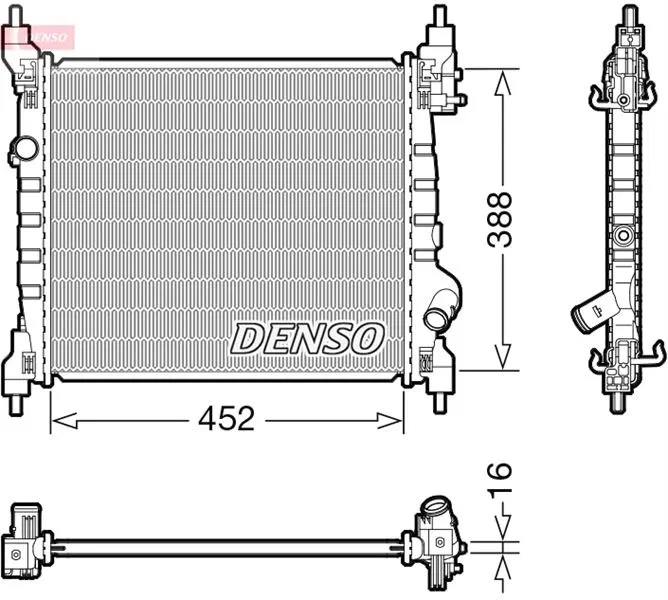 95423942 Su Radyatörü | DRM15014 DENSO