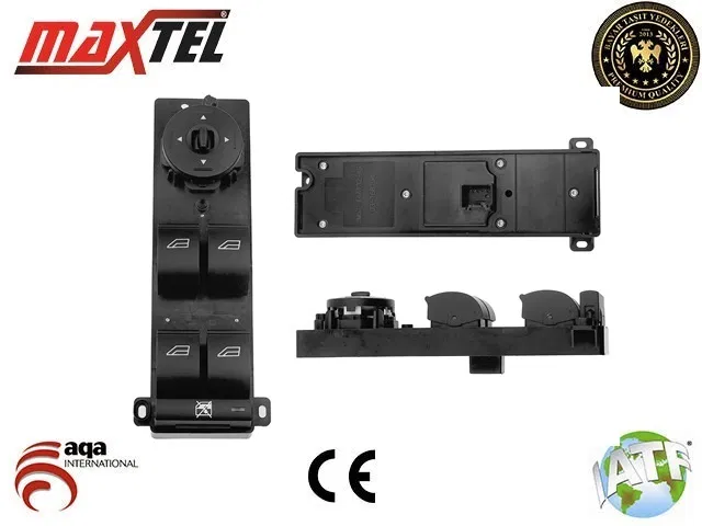 7M5T14A132AB Cam Açma Kapama Anahtarı Ön Sol 3 Pin Ford Focus 08-13, C-MAX 07-10 | 182 02 013 MAXTEL