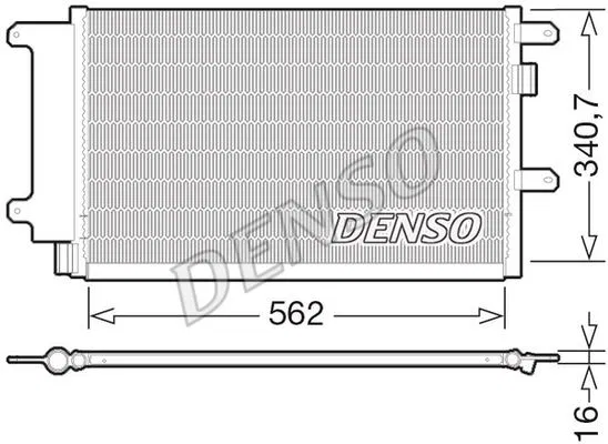 504084147 Condenser. Air Conditioning Iveco Daily III | DCN12003 DENSO
