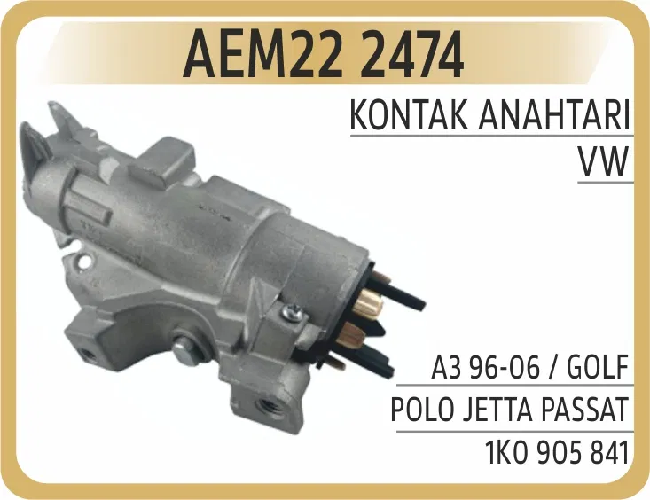 1K0905841 Kontak Anahtarı A3 96-06 / Golf Polo Jetta Passat | 2474 AEM