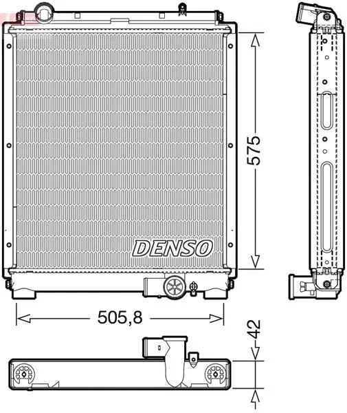 ME418428 Thermal Radiator | DRM45052 DENSO