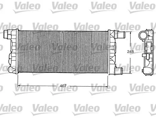 46414207 Radyatör Cinquecento 900 | 730520 VALEO