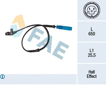 34526756373 Tekerlek Hiz Sensörü - ABS BMW 7 | 78340 FAE
