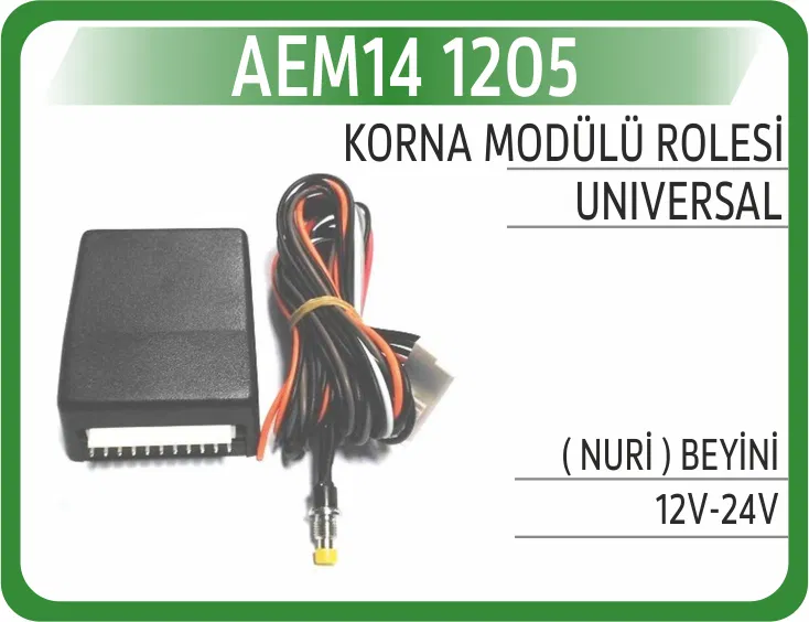 1205 Korna Modülü Rolesi ( Nuri ) Beyini 12V - 24V | AEM
