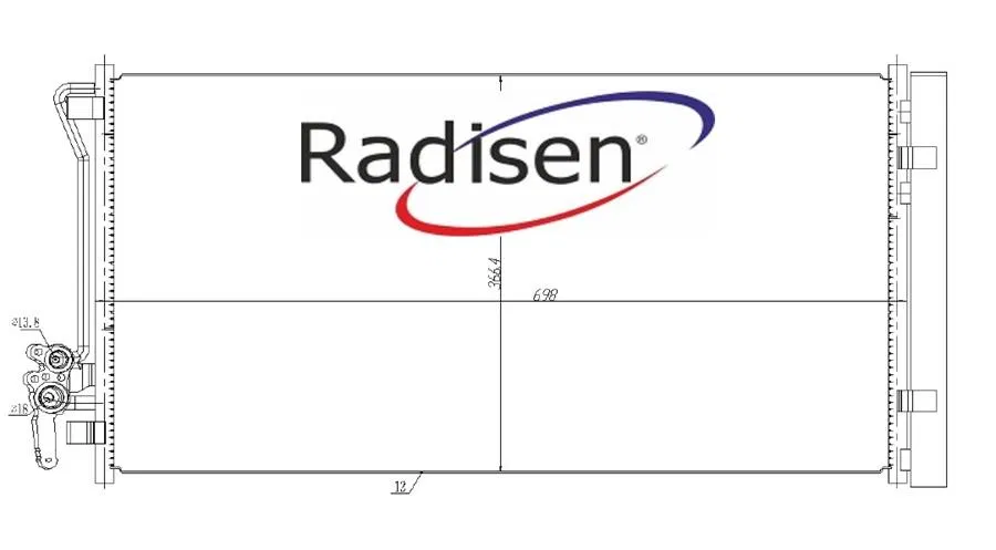 J9C7846 Klima Radyatörü E-PACE (2018) 2.0 | RC 941286 RADISEN