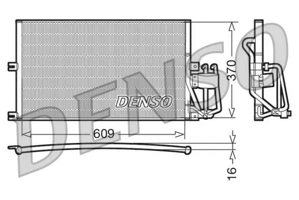 52466908 Klima Radyatörü Opel Vectra B | DCN20029 DENSO