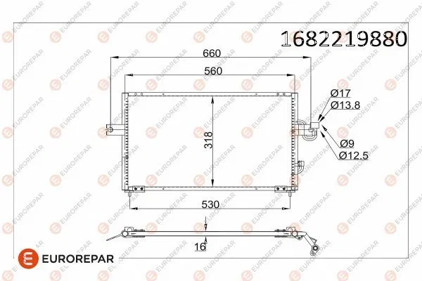 E:KLİ Kondense Hyundai Accent I | 1682219880 EUROREPAR