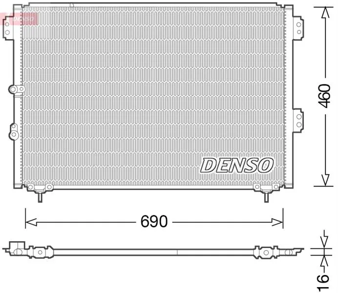 8846026330 Klima Radyatörü | DCN50033 DENSO