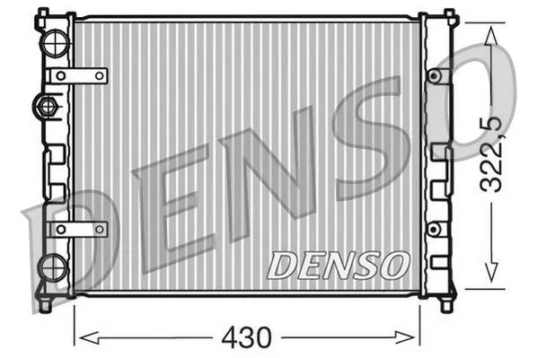 6K0121253J Su Radyatörü | DRM26007 DENSO