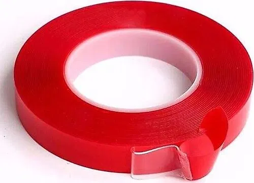 Çift Taraflı Bant 30mm X 5mt Kirmizi Şeffaf | CTB330 CEVHERS