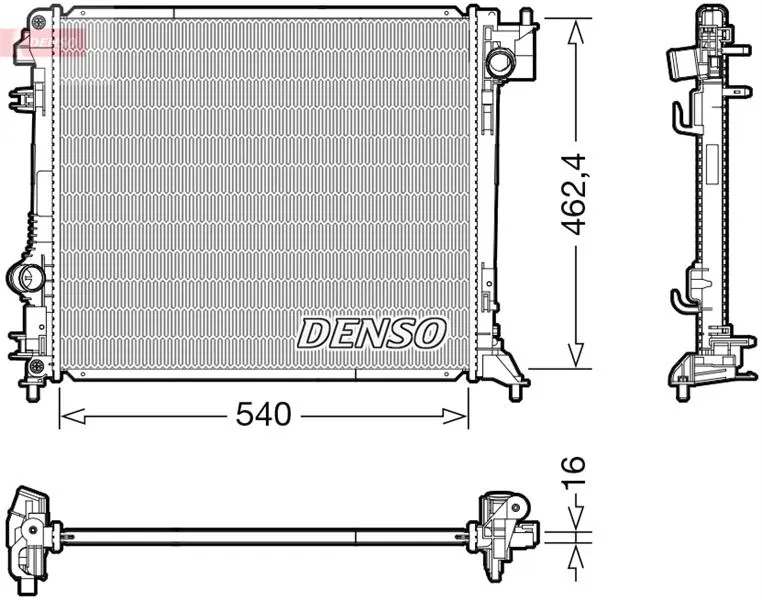 214104ED0A Su Radyatörü | DRM46063 DENSO