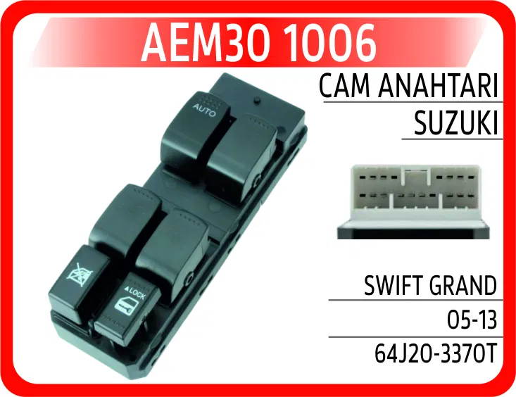 64J203370T Cam Anahtarı Suzuki Swift Grand 05-13 | 1006 AEM
