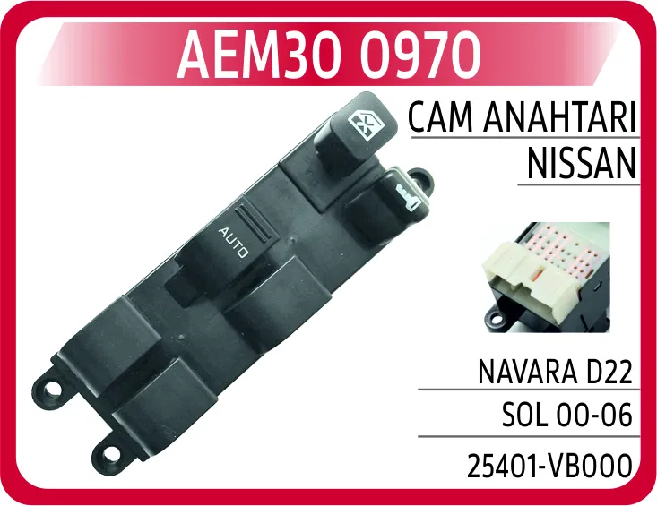 25401VB000 Cam Anahtarı Nissan Navara D22 Sol 00-06 | 0970 AEM