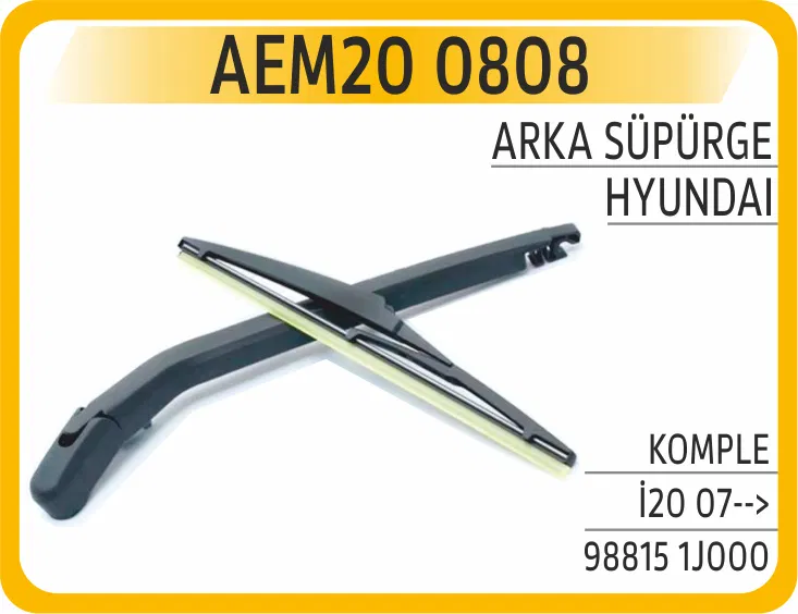 988151J000 Arka Süpürge Komple Hyundai İ20 07- | 0808 AEM
