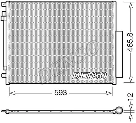 50534303 Klima Radyatörü | DCN01005 DENSO