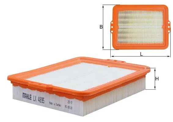 13728561572 Air Filter Element | LX4895 MAHLE