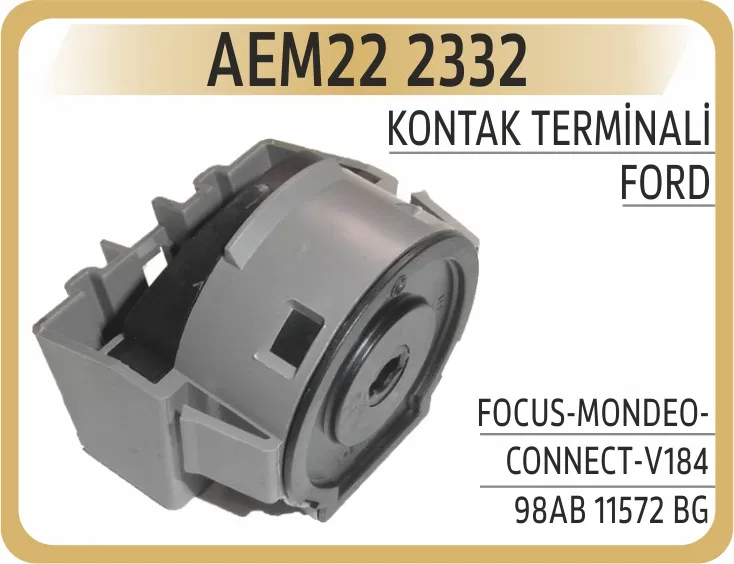 AA6T 11572 AA-1677531 Kontak Kilit Terminali (Kontak Termiği) Ford Trans | 2332 AEM