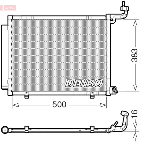 H1BH19710BB Klima Radyatörü | DCN10058 DENSO