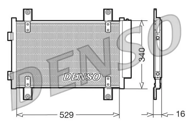 6455.CG Klima Kondenseri Jumper-Ducato-Boxer (Al/Al) | DCN09049 DENSO