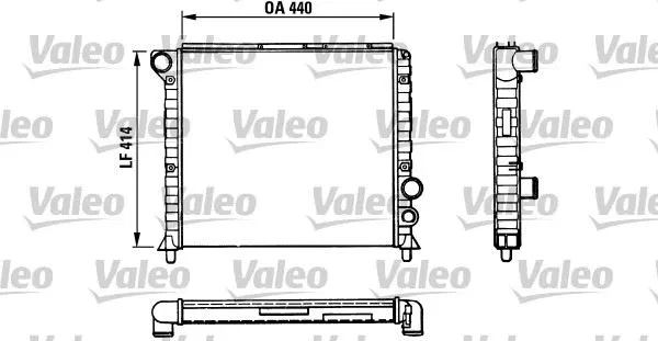 0060526047 Radyatör Alfa 75 | 811389 VALEO