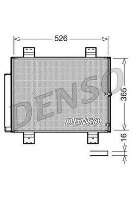 88450B4020 Klima Radyatörü Daihatsu Terios | DCN35002 DENSO