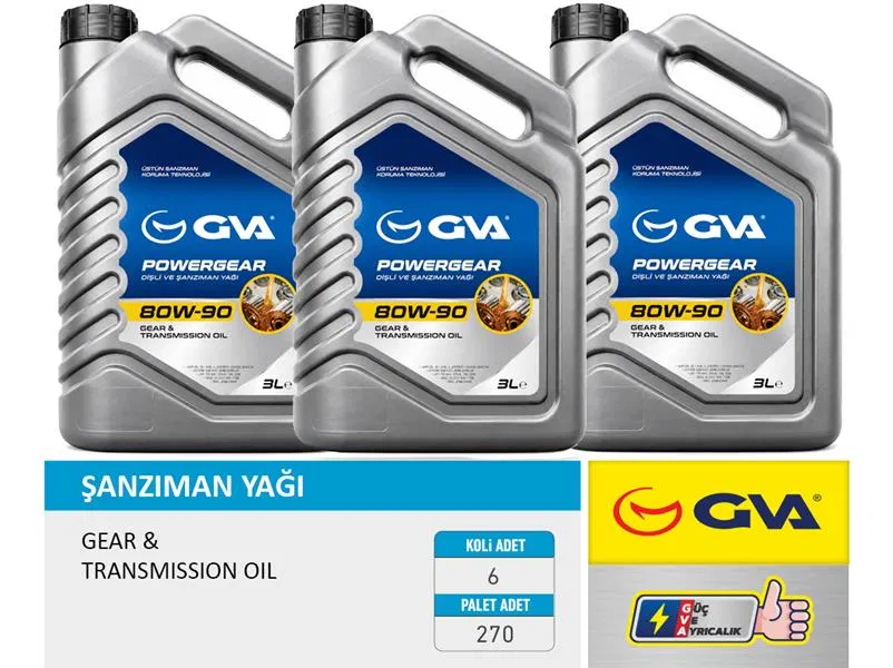 Şanzıman Yağı 80W90 3 Lt API GL-5 | 9921752 GVA