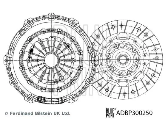 1609348180 Debriyaj Seti Citroen | ADBP300250 BLUEPRINT