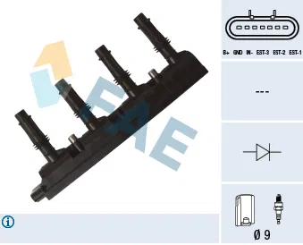 95528319 Ateşleme Bobini Opel Corsa E | 80322 FAE
