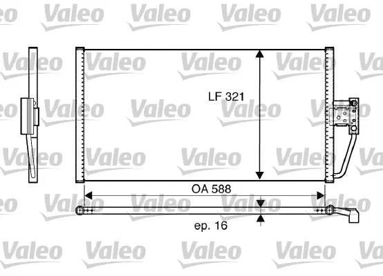64538375513 Kondenser BMW 5 E39/7 E38 | 817561 VALEO