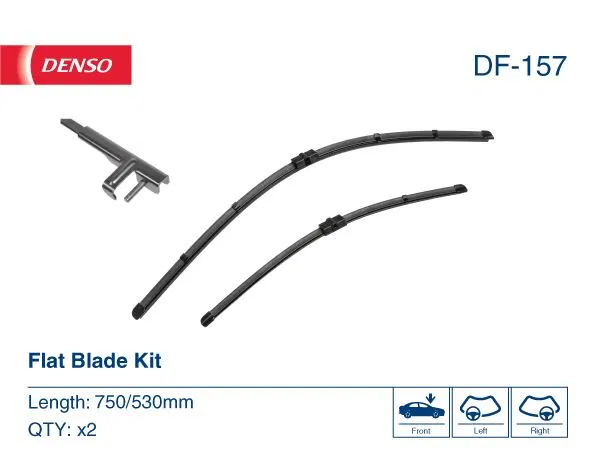61612410957 WİPER. Flat Front Blade BMW i3 | DF-157 DENSO