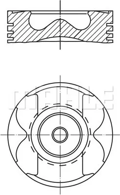 6990300000 Piston Complete | 021PI00129000 MAHLE