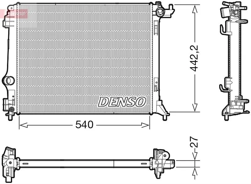 214102235R Su Radyatörü | DRM23116 DENSO