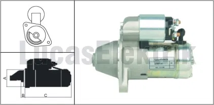 98014743 Marş Motoru Komple (12V-1.4kw 13 Diş) Opel Astra | LES0130 LUCAS