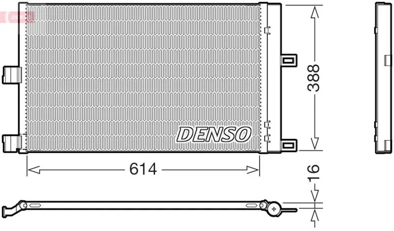 107708300B Klima Radyatörü | DCN99080 DENSO