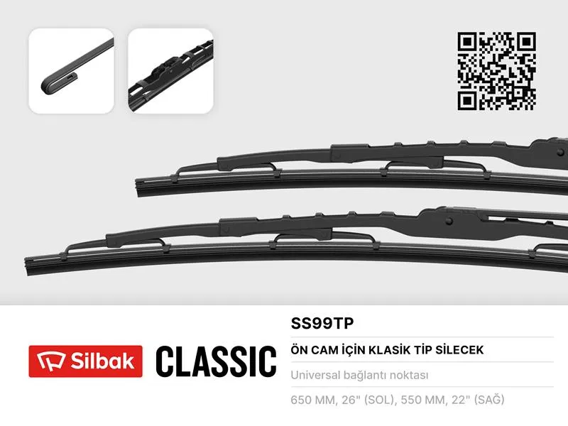 YC1X S17528 AA Silecek Süpürgesi Ön Ford Transit 01- Takım | SS99TP SILBAK