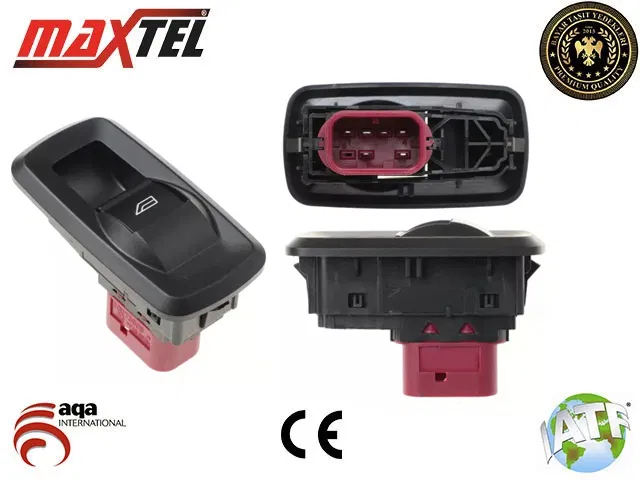 8A6T14579 Cam Açma Kapama Anahtarı Sağ Ford Fiesta VII 08-12 | 182 02 052 MAXTEL