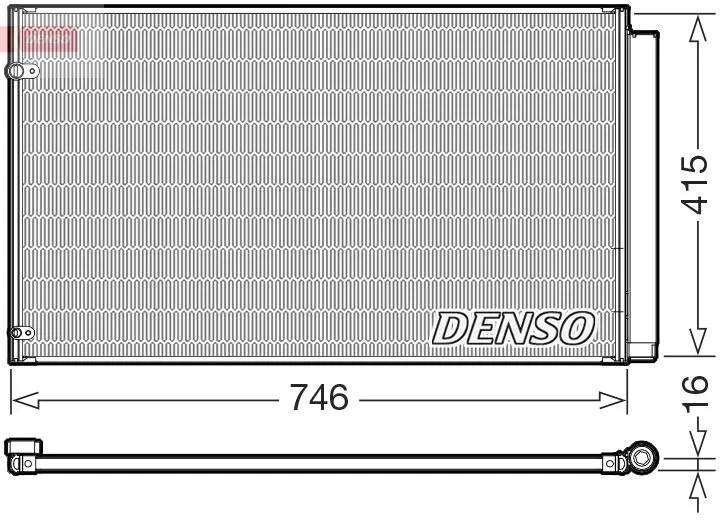 8846048140 Thermal Condenser Unit | DCN51017 DENSO